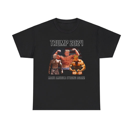 Muscle Trump 3D Heavy Cotton Tee