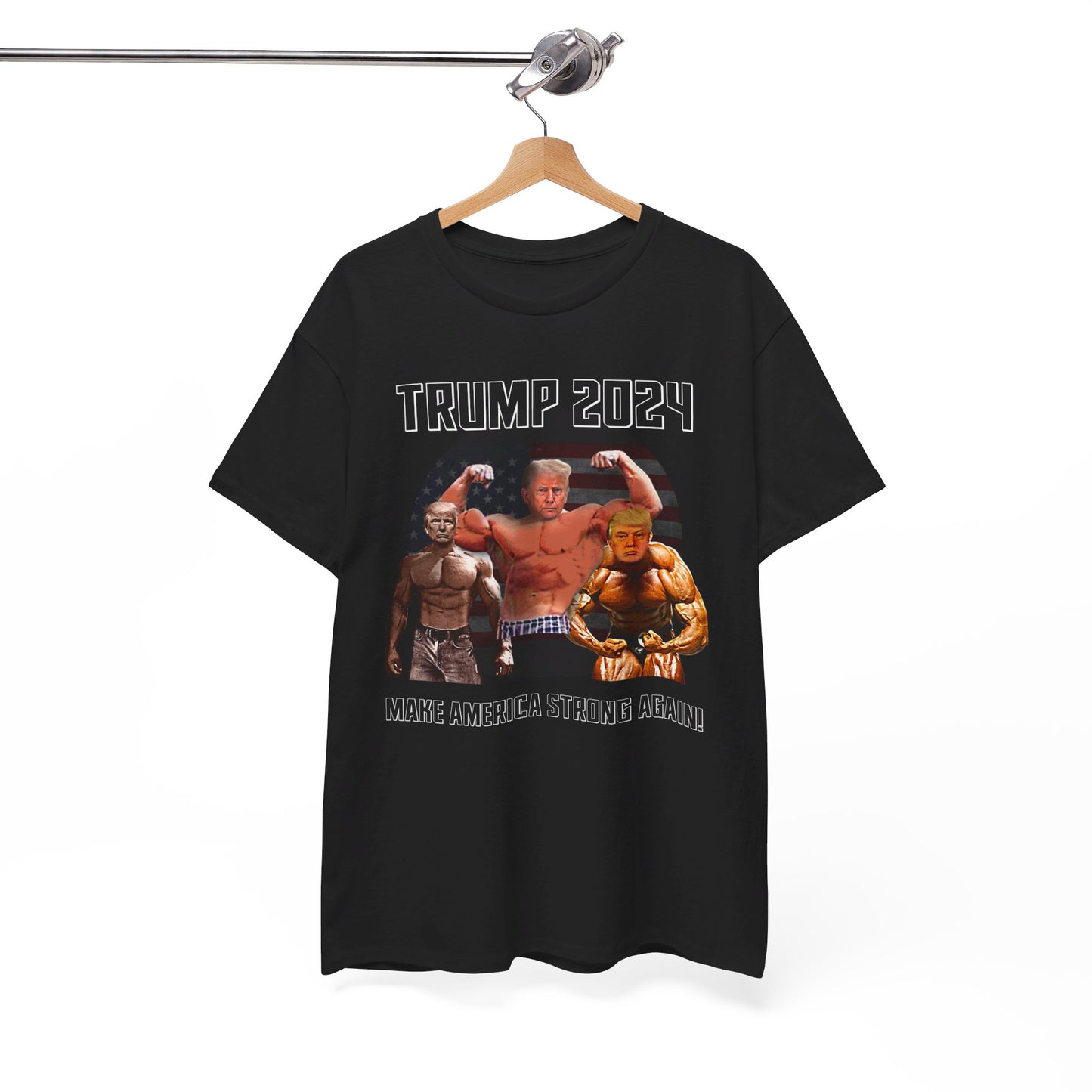 Muscle Trump 3D Heavy Cotton Tee