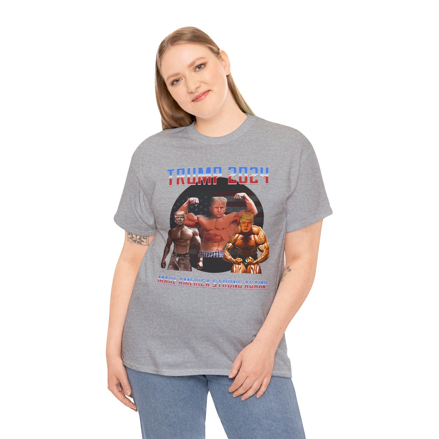 Muscle Trump Heavy Cotton Tee