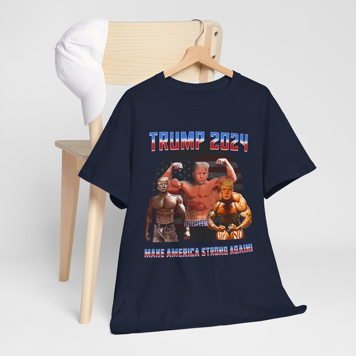 Muscle Trump Heavy Cotton Tee