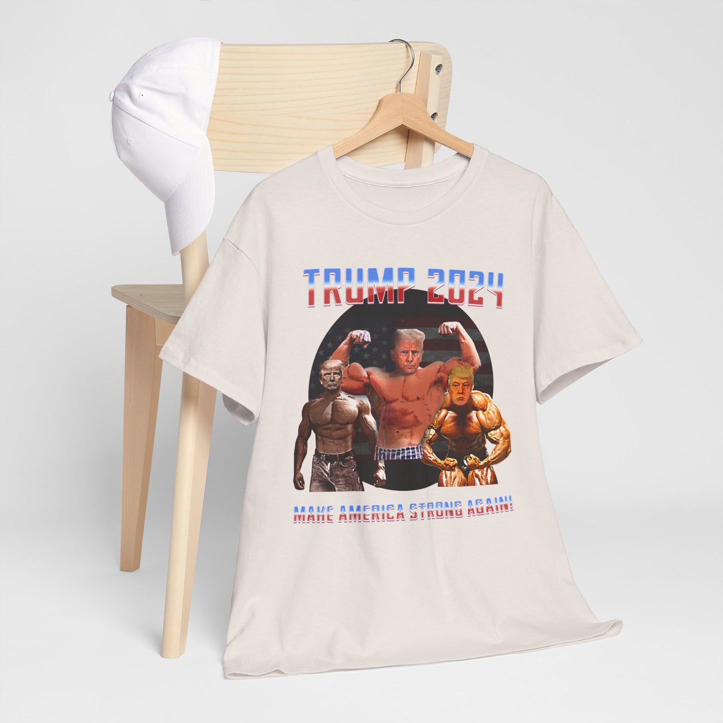 Muscle Trump Heavy Cotton Tee