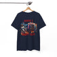 Animated Trump shooting zombies Tee