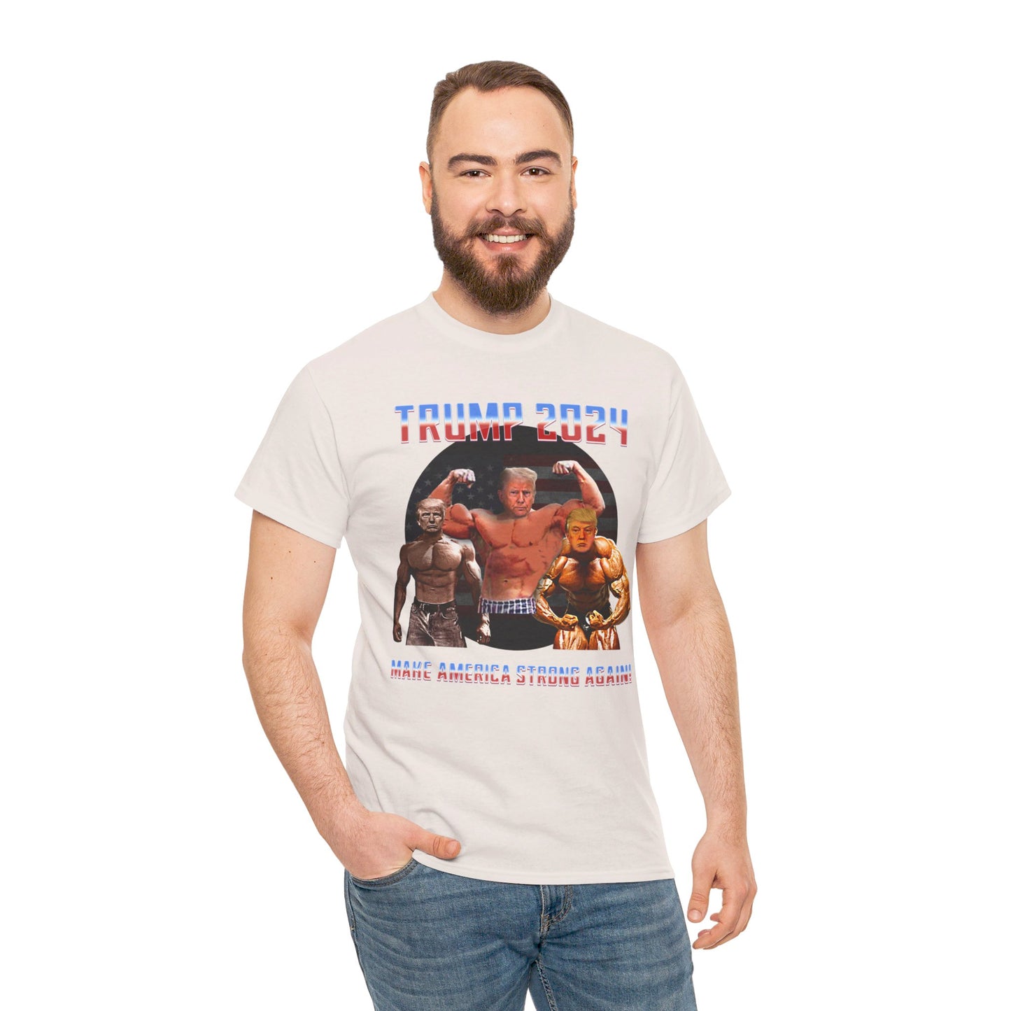 Muscle Trump Heavy Cotton Tee